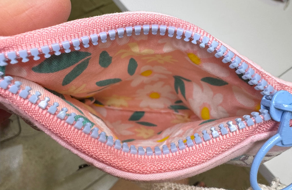 Quilted 9 patch Small Coin Purse.