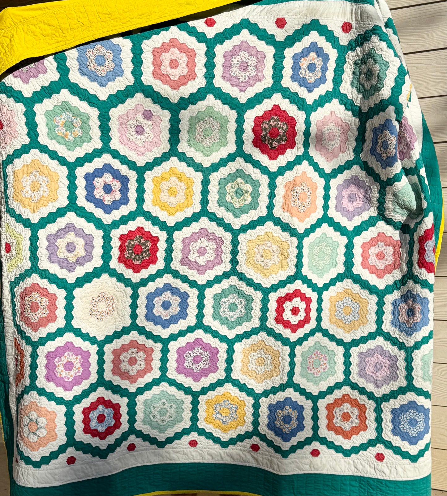 ENTRY for Grandmother's Flower Garden Custom Jacket WAFFLE