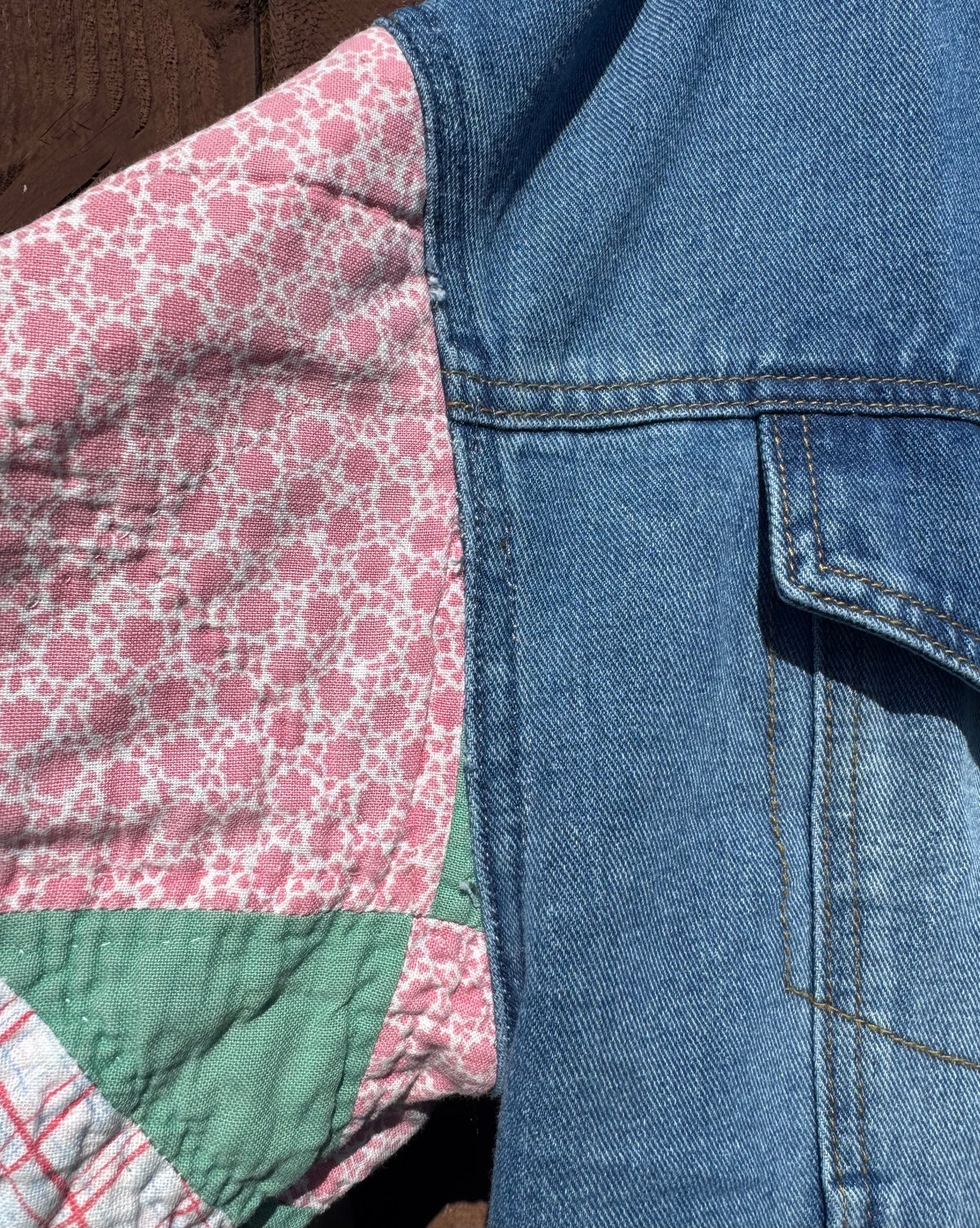 ENTRY Denim/Quilt Jacket WAFFLE - 2 WINNERS