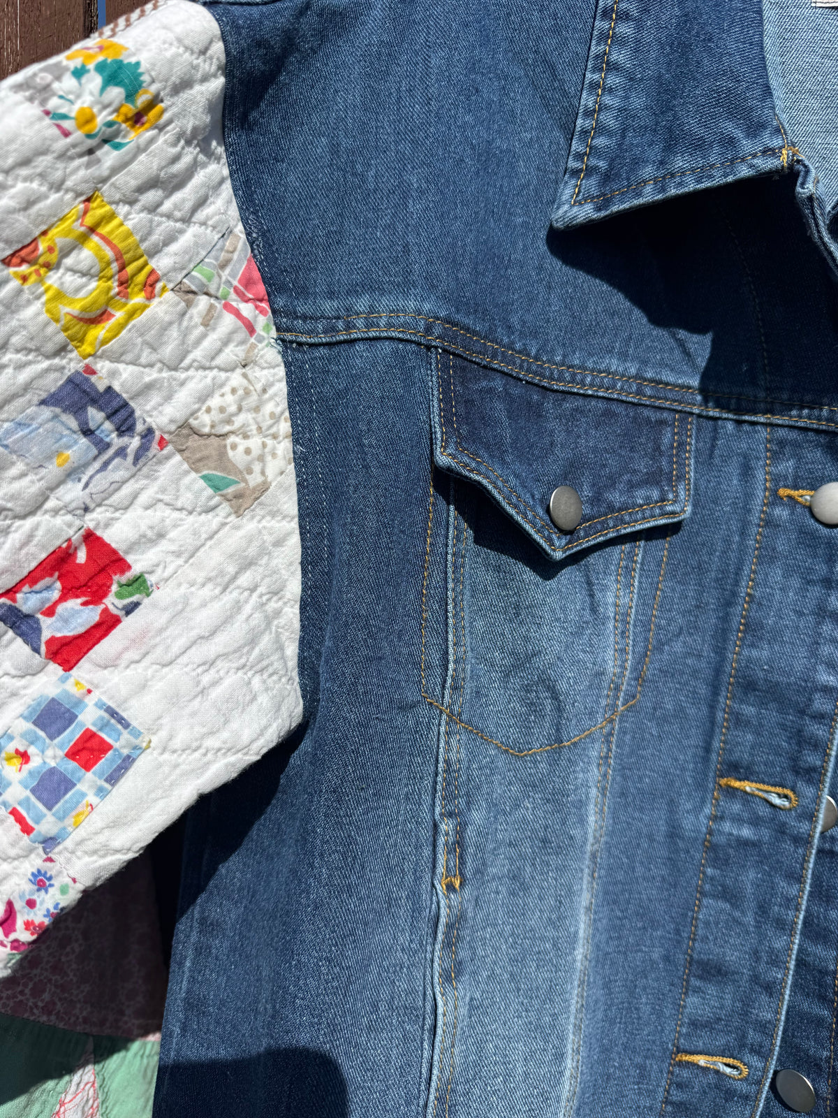 ENTRY Denim/Quilt Jacket WAFFLE - 2 WINNERS