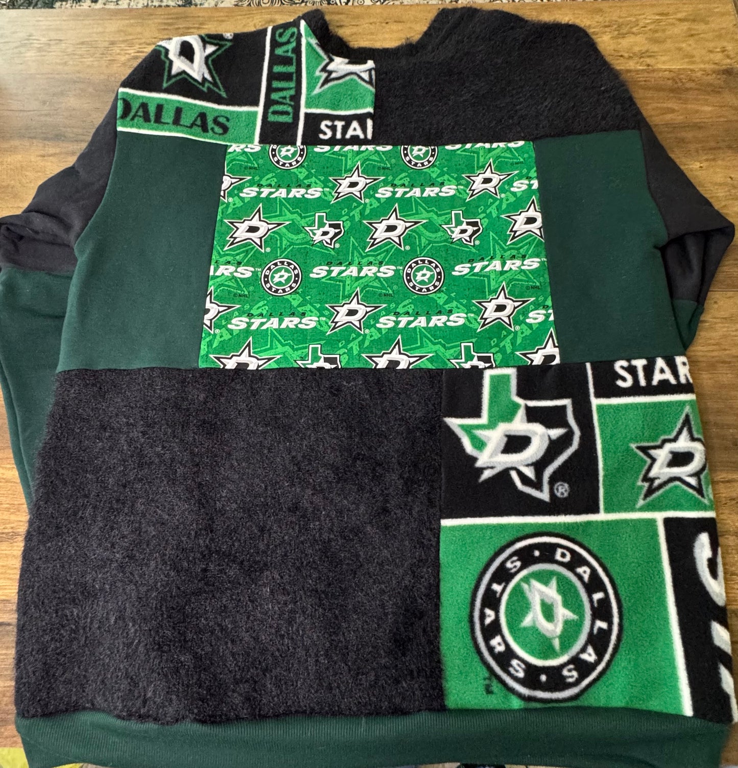 Hockey Patchwork Sweatshirt  Size L
