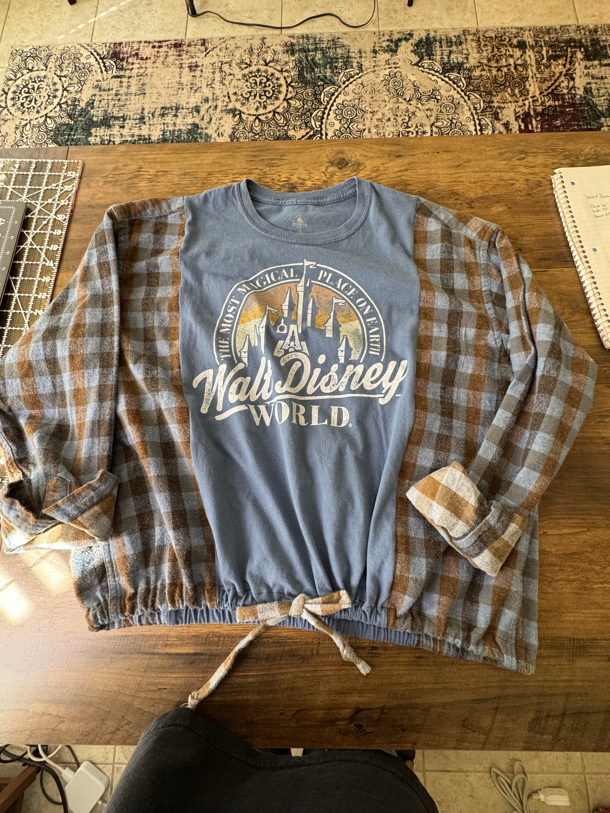 Walt Disney Upcycled T-Shirt  Size L/XL