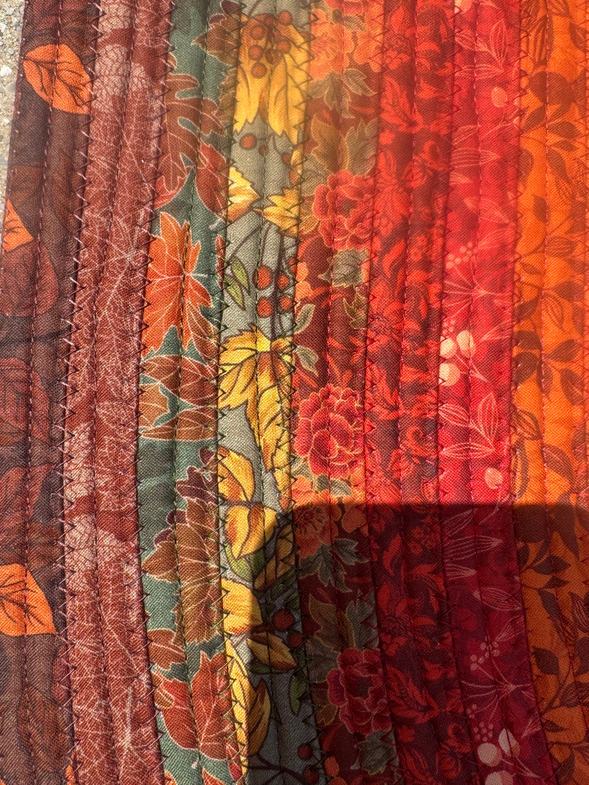 Fall Harvest Medium Jelly Roll Rug.