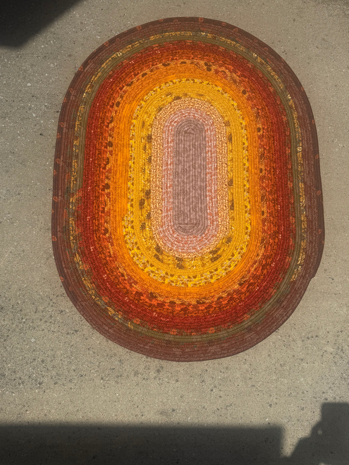 Fall Harvest Medium Jelly Roll Rug.