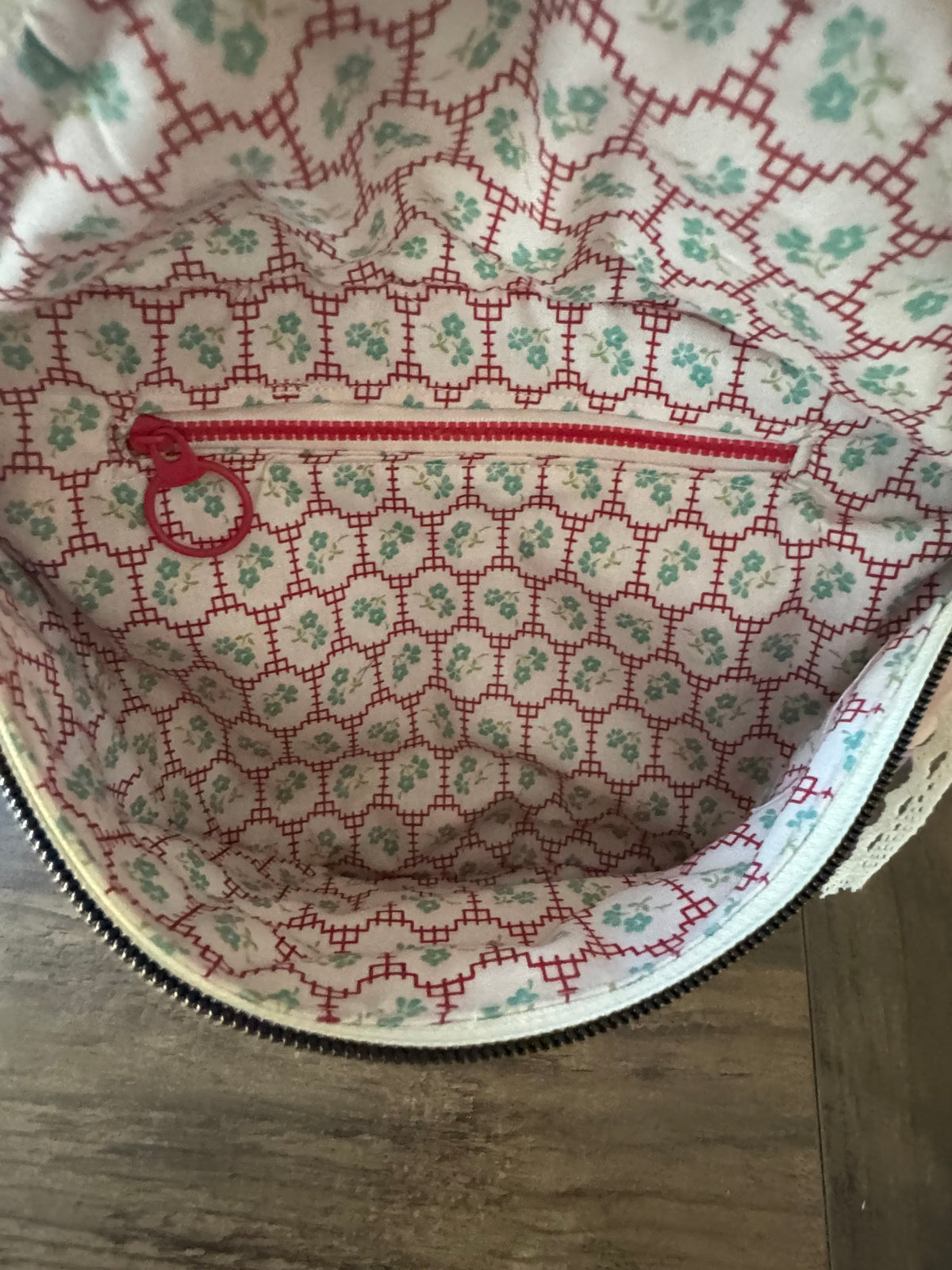 Double Wedding Circle Quilted Bum Bag.